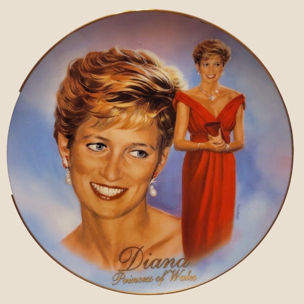 Bradford Exchange Princess Diana Collector Plate Forever Diana Woman of Style